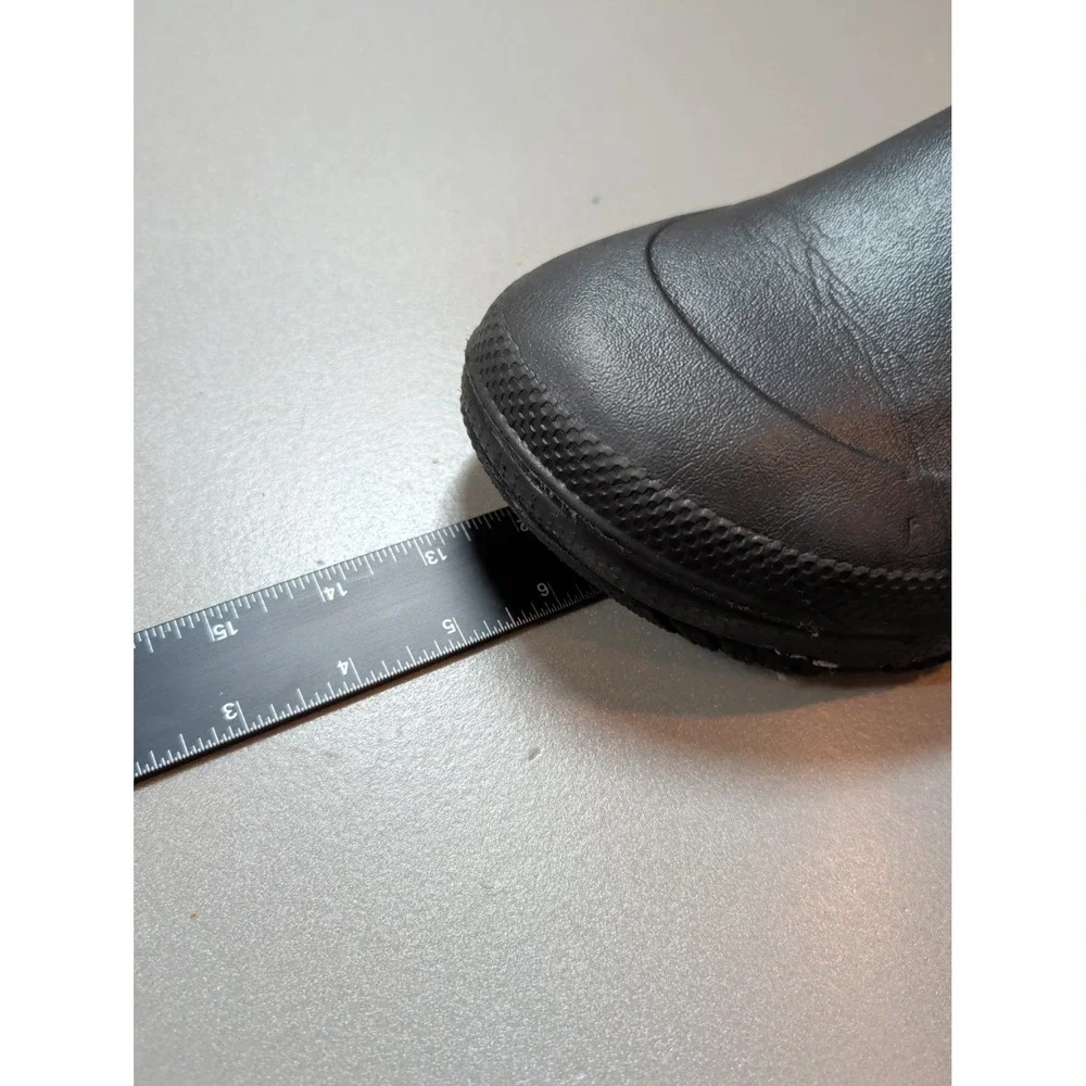 Aldi Crane Black Garden Clogs Faux Fur Lined Slip On Mules Men 11/12 701993